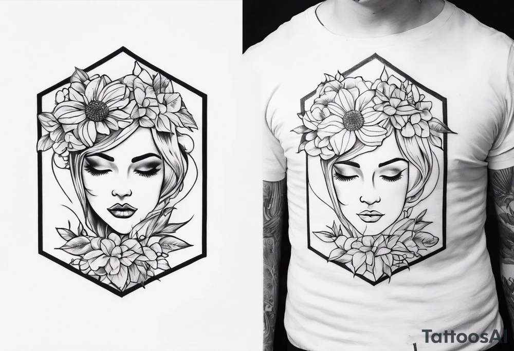 Memorial tattoo for someone who loved painting and drawing tattoo idea