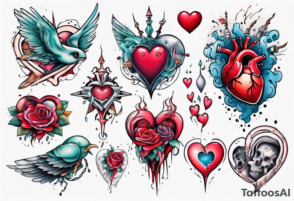 Heart tattoo idea