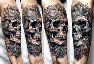 arm tattoo of the arm bone tattoo idea