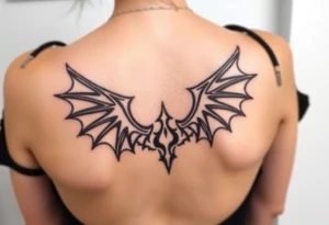 Dragon wings tattoo idea