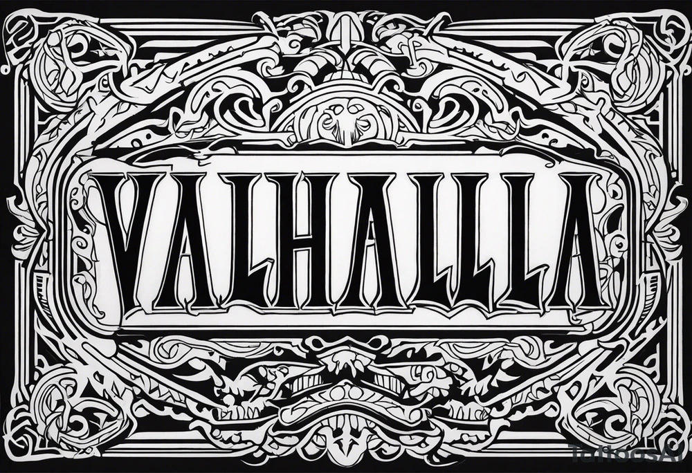 Valhalla tattoo idea
