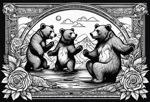 dancing bears, grateful dead tattoo idea