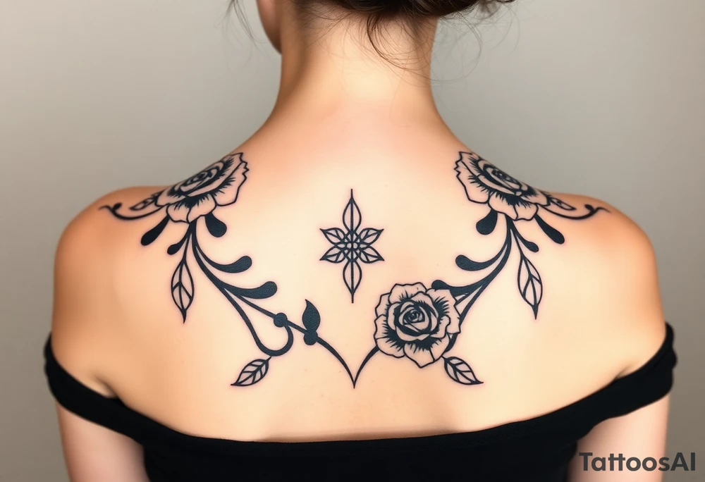 Roses tattoo idea