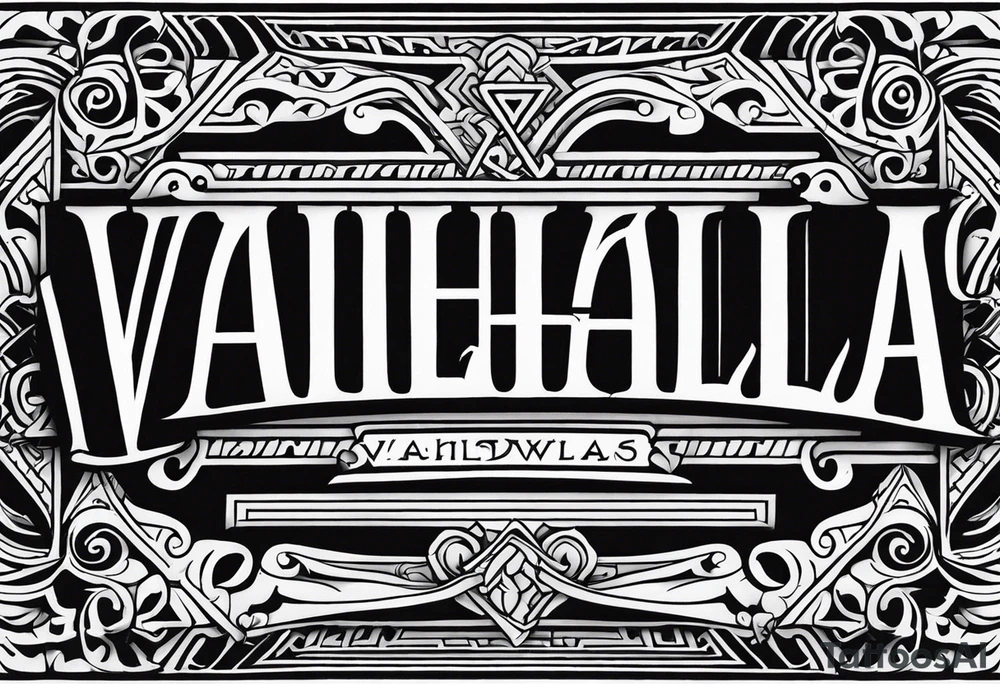 Valhalla tattoo idea