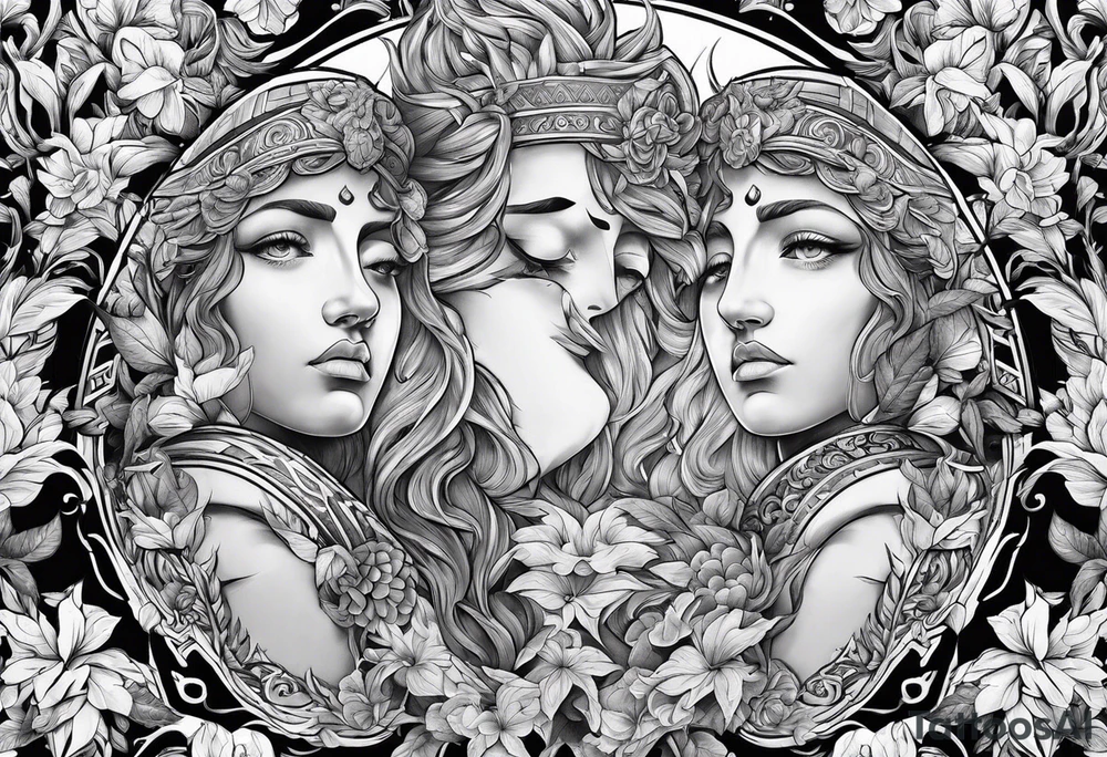Greek gods tattoo idea