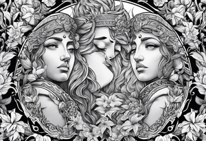 Greek gods tattoo idea