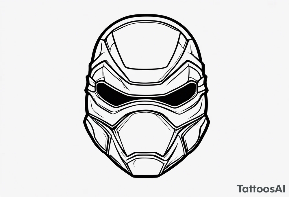 Ninja turtle mask tattoo idea