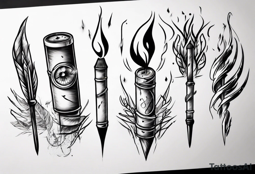matches tattoo idea