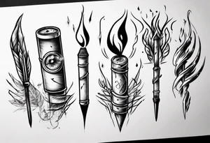 matches tattoo idea