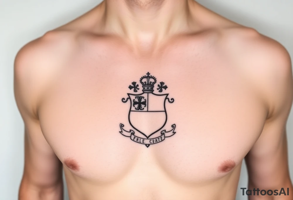 Smith, Irish family crest. whole chest tattoo idea