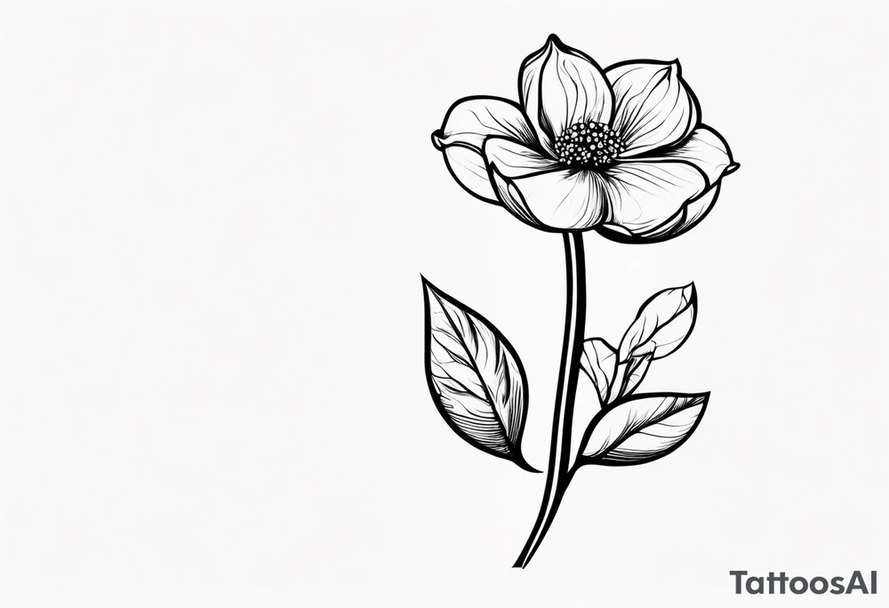 Flor de cerejeira tattoo idea