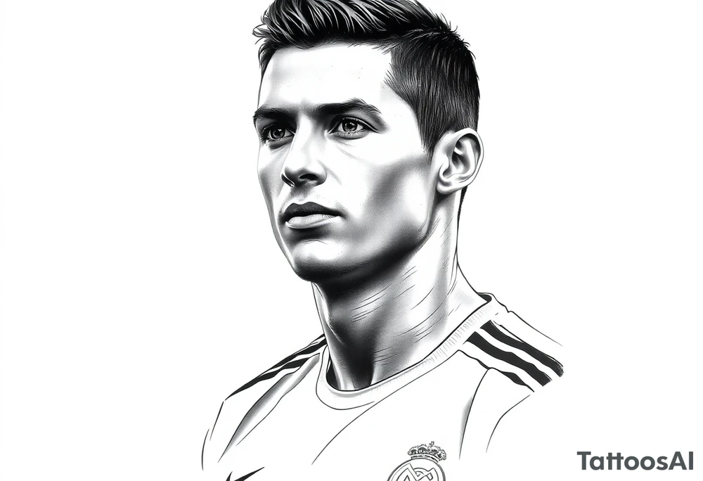 Cristiano Ronaldo tattoo idea