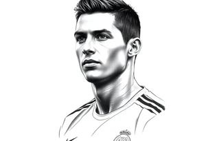 Cristiano Ronaldo tattoo idea