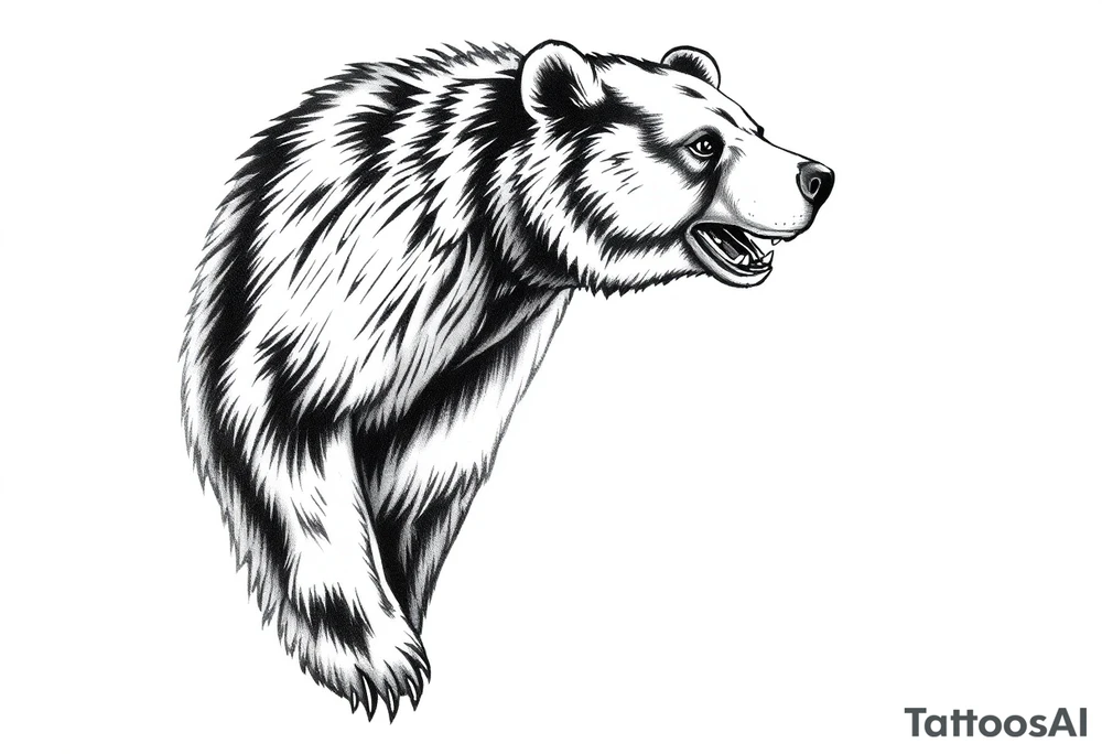 Bear tattoo idea