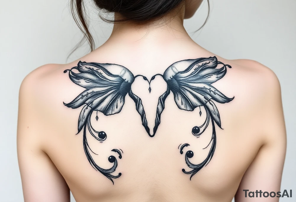 Emily. Aries. Feminine dark erotic tattoo idea