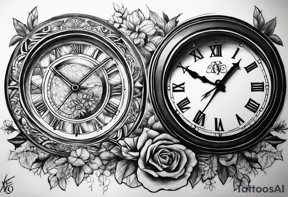 Time isnloss tattoo idea