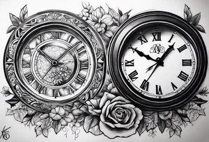 Time isnloss tattoo idea