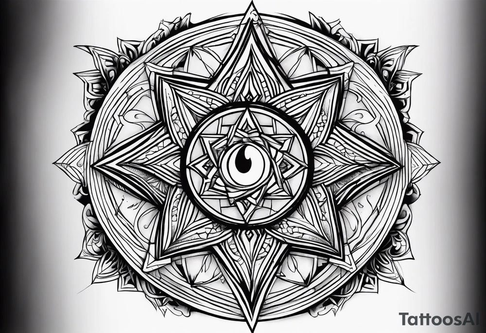 Night symbol tattoo idea