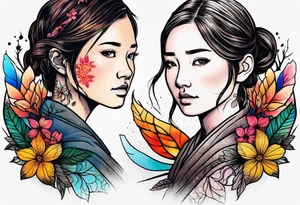 Last of Us firefly tattoo that incorporates Pride colors. No characters! tattoo idea