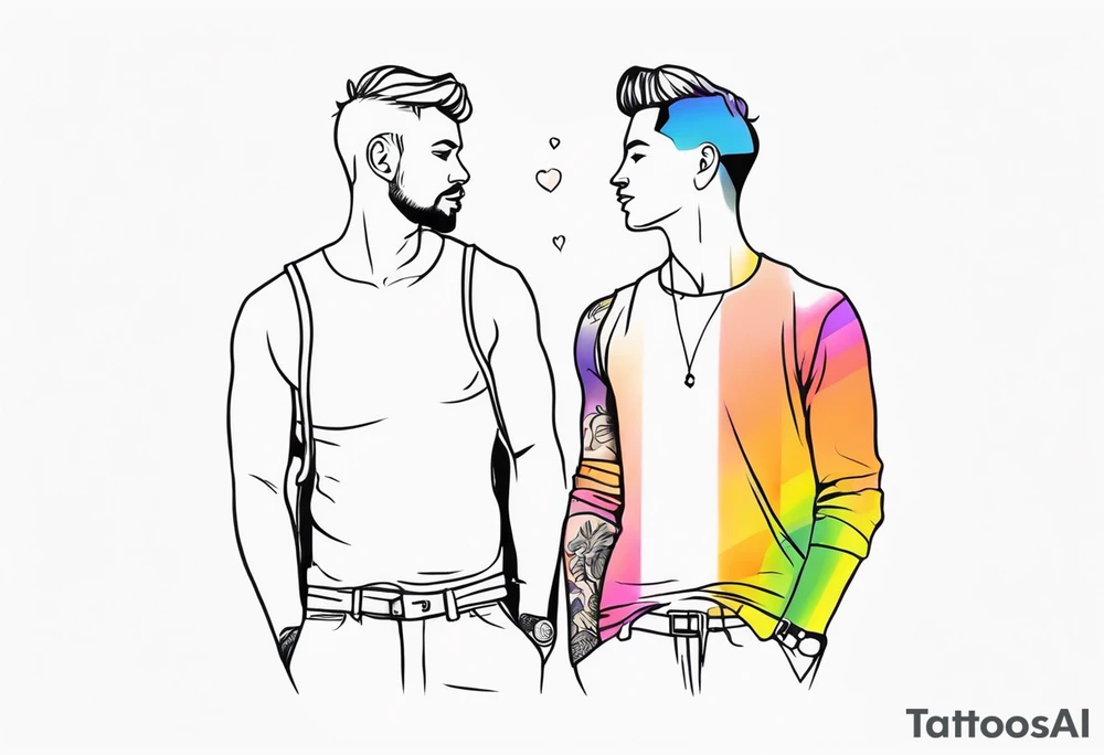 Gay couple tattoo idea