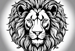 Lion leo tattoo idea