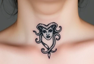 Small Medusa tattoo idea