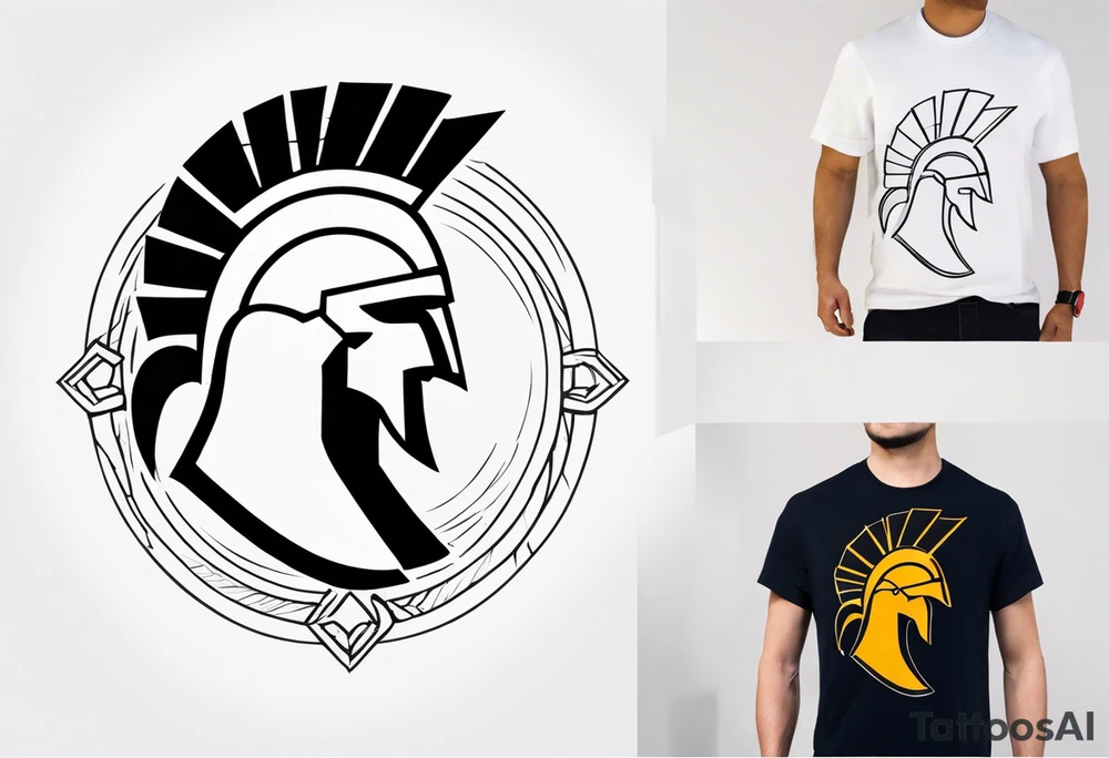Ancient spartan  symbol tattoo tattoo idea