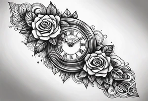 Horizontal one inch wide inner arm tattoo tattoo idea