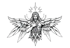 Holy Archangel, Biblical, Christianity, Archangel Michael, Hebrew, Guards of Christianity tattoo idea