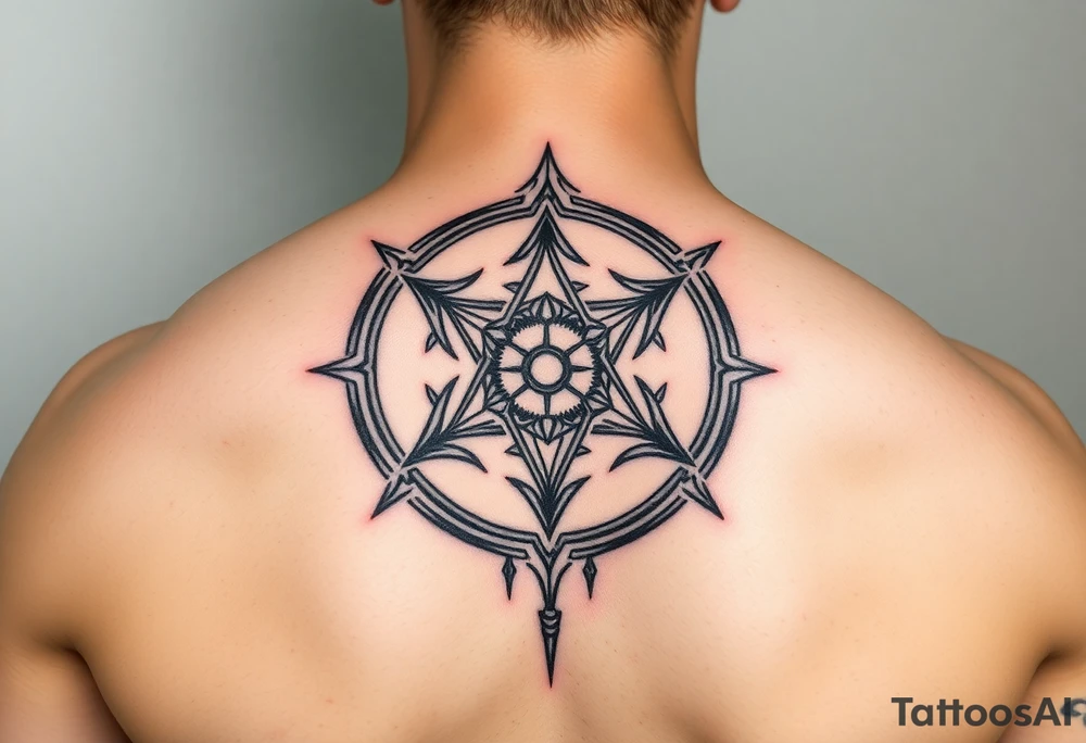 The human transmutation symbol from full metal alchemist tattoo idea