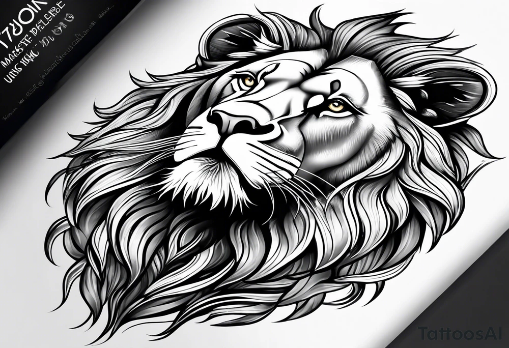 Lion from atlas tattoo idea