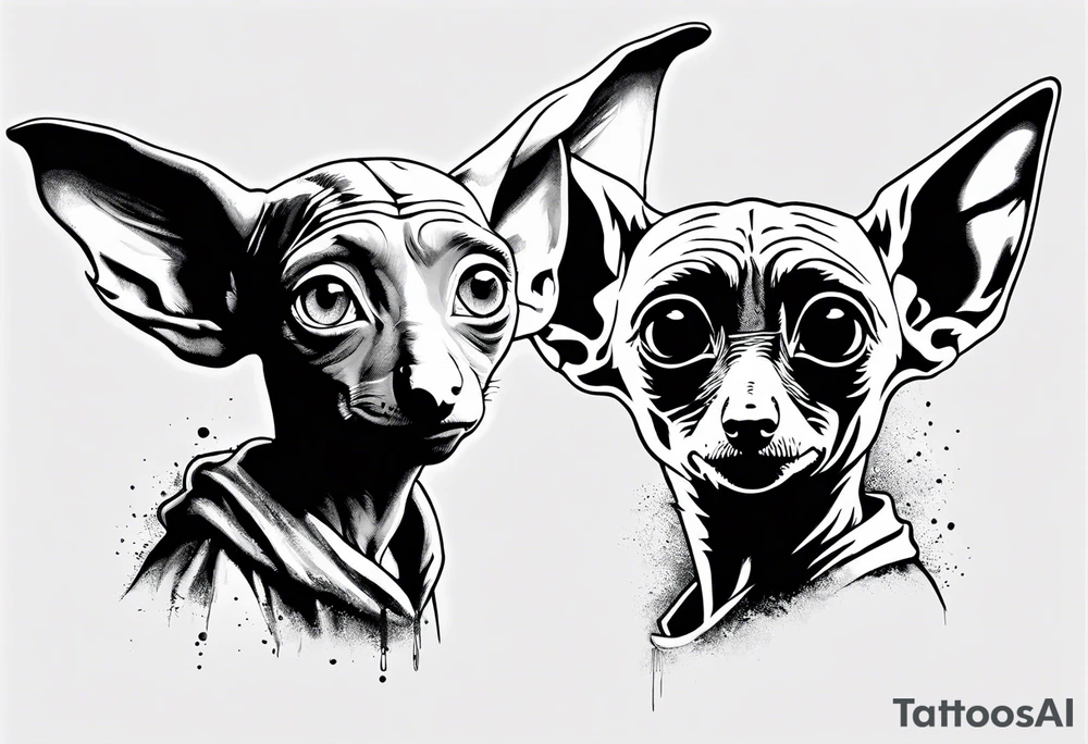 Dobby from harry potter tattoo idea