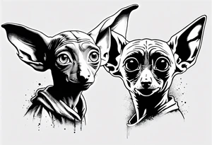 Dobby from harry potter tattoo idea