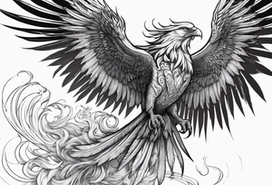 Kael'Thas and his phoenix on the arm tattoo idea