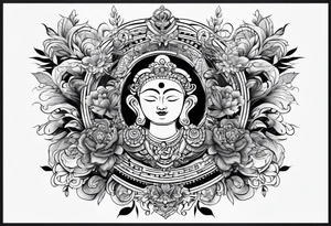 Happiness symbols tattoo idea