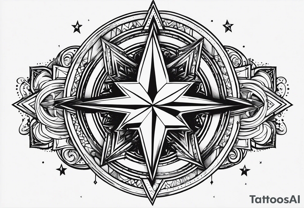 stars with “don’t wait” quote tattoo idea
