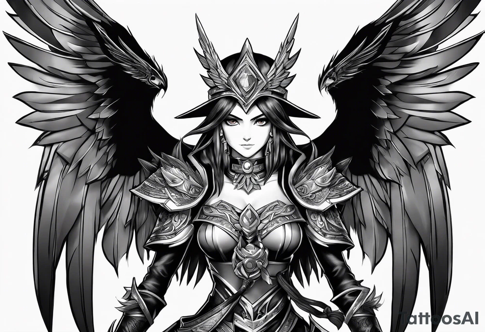 Harpies lady Yu-Gi-Oh! tattoo idea