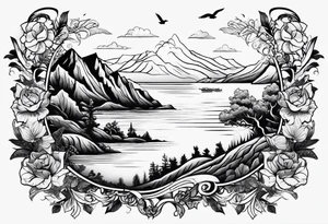 The state of California tattoo idea