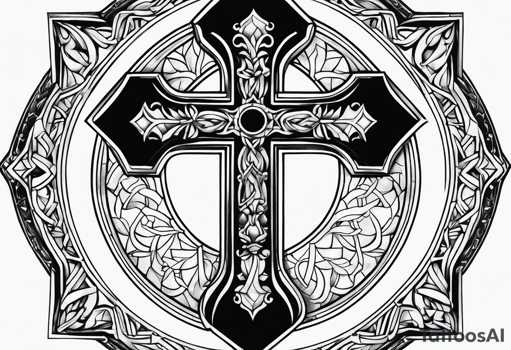 cross tattoo idea