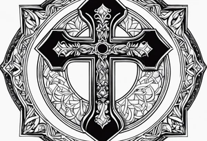 cross tattoo idea