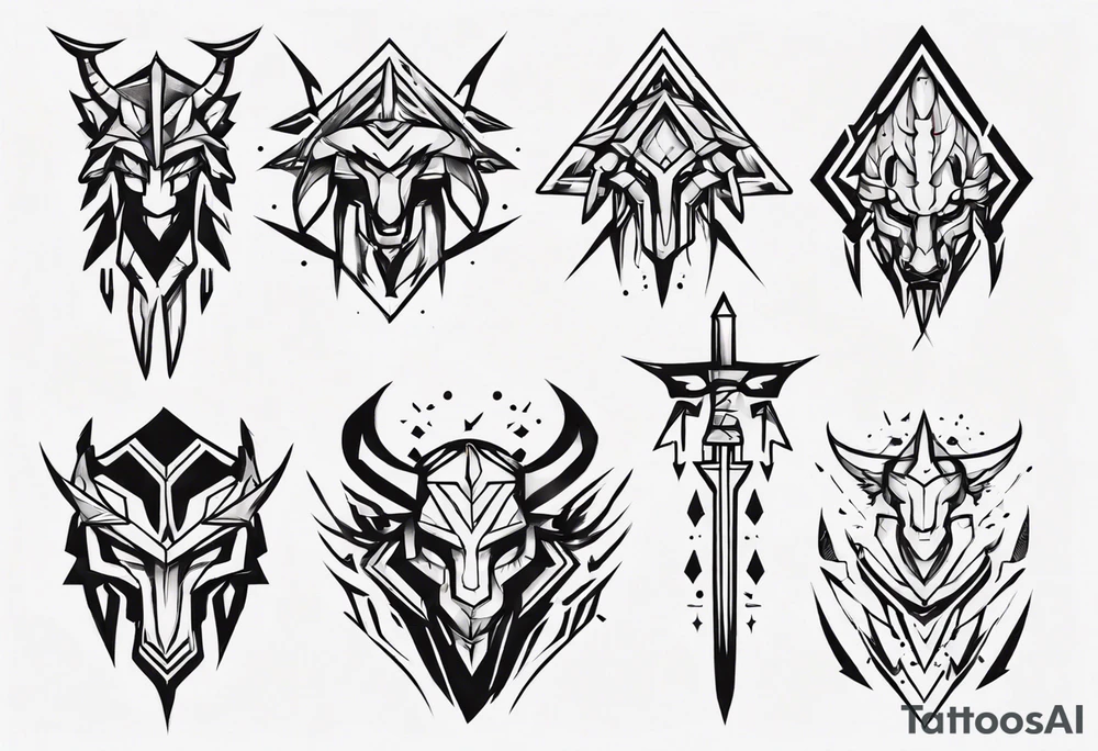 symbol for warrior and strength tattoo idea