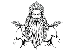 GREEK GOD tattoo idea