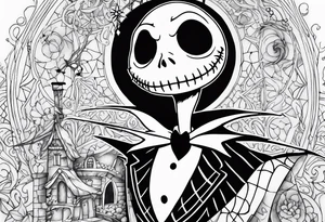 Nightmare before Christmas tattoo idea