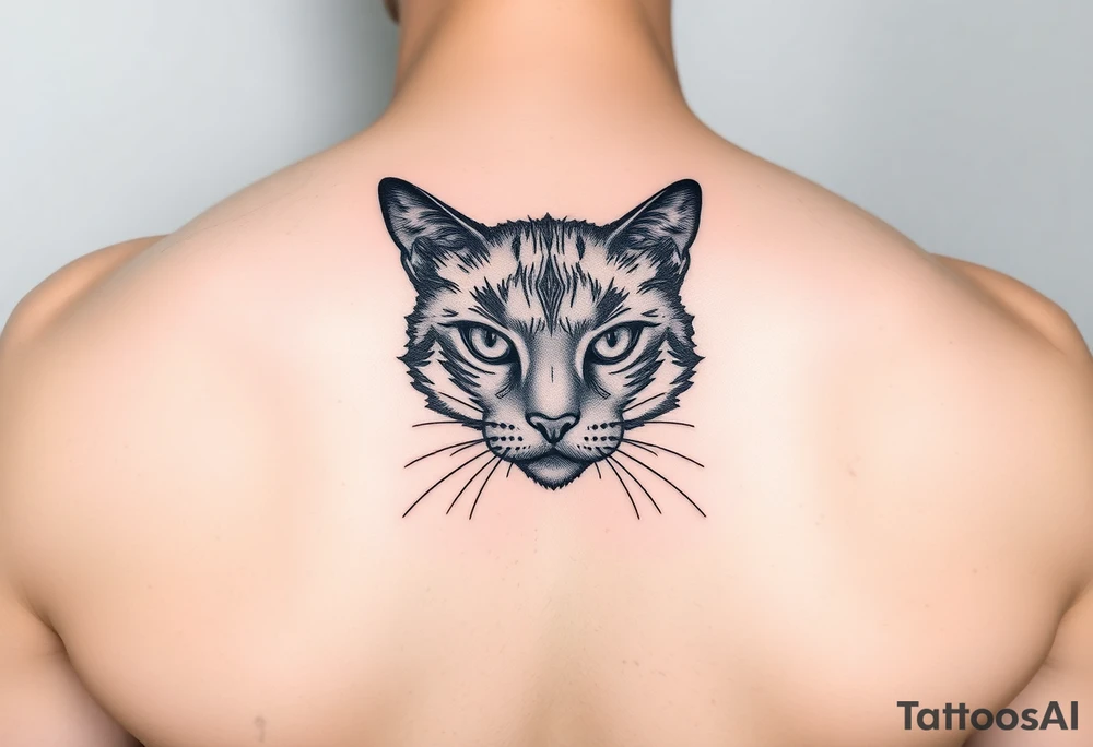Black Cat tattoo idea