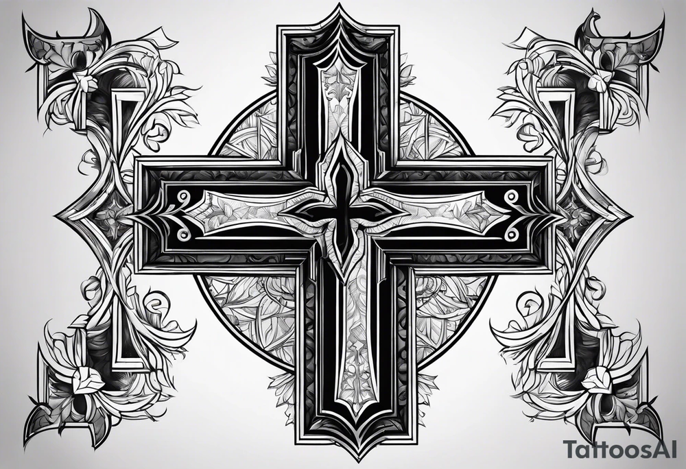 cross from font tattoo idea