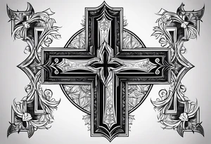 cross from font tattoo idea