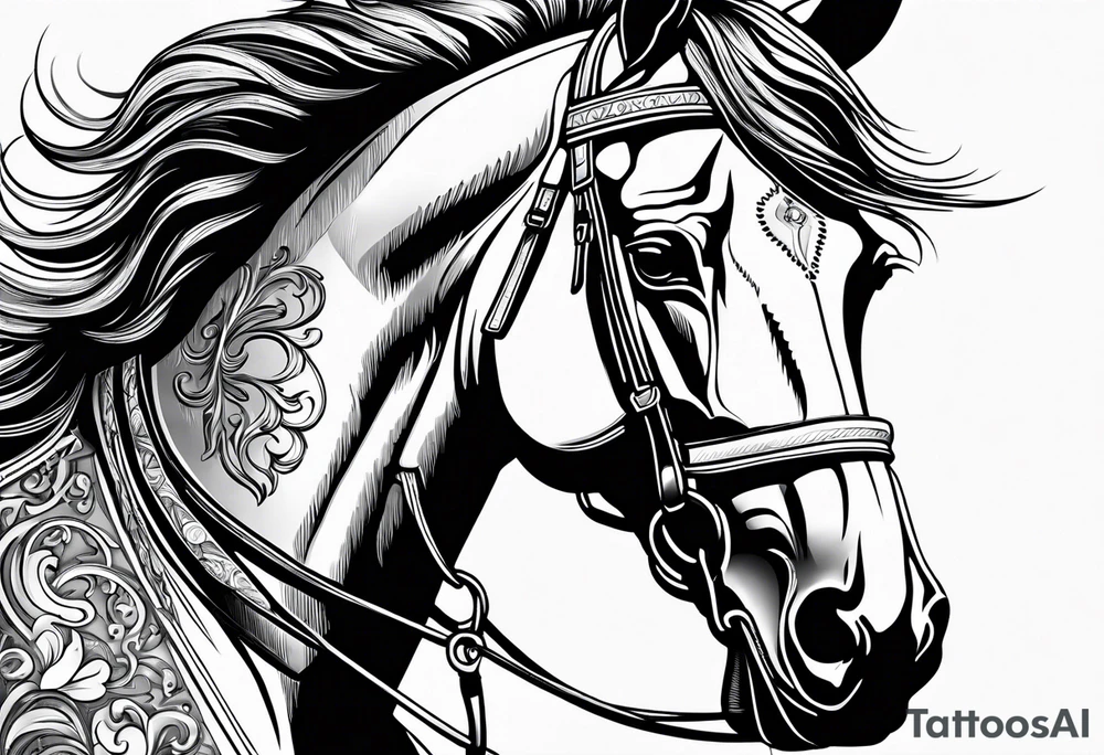 horse tattoo idea