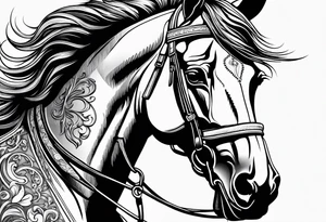 horse tattoo idea