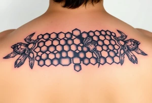 Honey comb tattoo idea