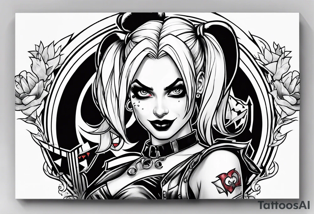 Harley Quinn tattoo idea